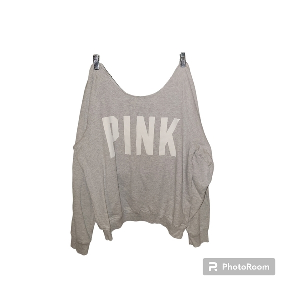 PINK Victoria's Secret Tops - Pink Victoria Secret Sweatshirt Size Medium